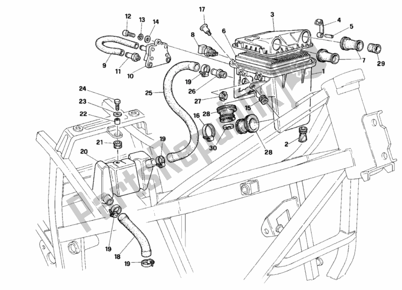 Tutte le parti per il Presa del Ducati Paso 907 I. E. 1992